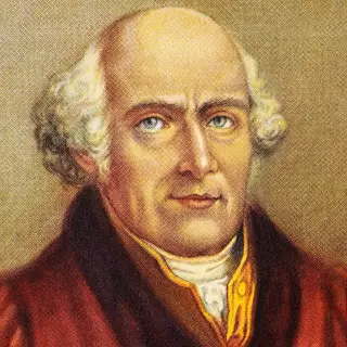 Een historisch geschilderd portret van een man